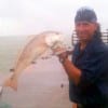 Earl Saso of Vidor took this nice red on shrimp