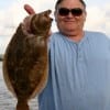 Victor Walzel of Cypress caught htis nice flounder on shrimp-