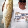 Jeff Ssick of Huntsville nabbed this big red on finger mullet-