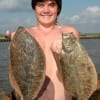 Dakota Gordan of Hardin TX took these flounder on finger mullet-