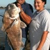 IMG_5753- The Duartes Father-daughter team of Houston caught and released this 39inch drum-