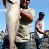 IMG_5761- Houston angler Oscar Lopez nabbed this HUGE red on shrimp-