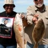 IMG_5763- Los Angeles CA anglers Sarah and Streeter Turner took this fine red and flounder on shrimp-