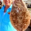 Patty Mead of Port Neches took this nice flatfish on mud minnow