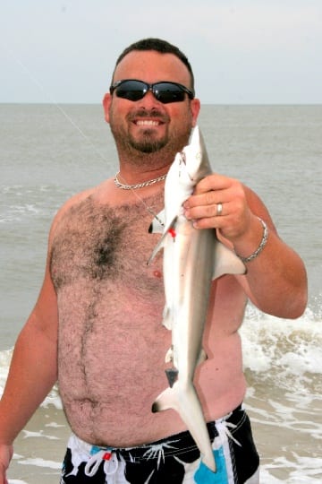 Kyle Royer of Hampshire surfed this Black Tip shark on ...