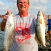 Felix Barker of Kountz nabbed these nice specks on white grubs.