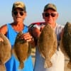 Fishin Buds MO & JO flounder pounded finger mullet for these nice flatfish.