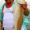 Emory Ellis of Anahuac, TX wrangled this keeper red on a freelined finger mullet.