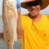 Amone Espinosa of Pasadena, TX took this nice red on finger mullet.