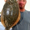 Derek Pohts of Huffman TX landed this nice flounder on finger mullet.