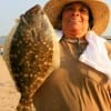 Nelvin Mallard of Houston took this nice flounder on finger mullet.