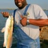 James Jackson of Houston nabbed this nice red on finger mullet.