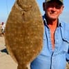 Frank Bunyard of Tarkington Prairrie, TX caught this nice flounder on finger mullet.