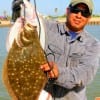 Robert Aquirrie of Houston caught this 21inch flounder plus two others on finger mullet.