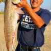 Noe Navarro of Huntington, TX nabbed this 26inch red on live shrimp.