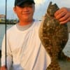 John Nguyen of Beaumont caught this nice flounder on Berkley Gulp.