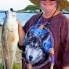 Anna Kathinski of Lexington, TX caught this 25inch red on finger mullet.