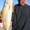 Fishing dead shrimp on the bottom Arthur Prince of Houston caught this 29 inch 7lb Gator Speck.