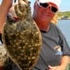 Janice Hosea of Cold Spring, TX nabbed this nice flounder on Berkley Gulp.