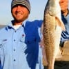 Jonathon Crow of Gilchrist, TX took this slot red on finger mullet.