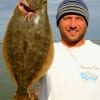 Rollover angler Jonathon Crow nabbed this nice flounder on finger mullet.