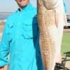 This 40 inch tagger Bull red fed on a 13 inch flounder before hitting the miss nancy mud minnow of James Scrusca of Clevelnad, TX.