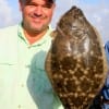 Russell Breaux of Winnie TX nabbde this nice flounder fishing berkley gulp.