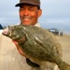 Harold Williams of Houston fished a dead shrimp to entice this nice flounder.