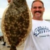 Ron Sanders of Crystal Beach TX nabbed up this 20inch flounder on berkley gulp