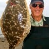 IMG_0233- Former Marine Capt Hollis Gassen of Crystal Beach TX waded rollover bay with berkley gulp for this23inch flounder-