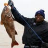 Ken Lewis of Houston nabbed this large drum on shrimp.