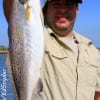 Ivo Ivonov of Kingwood TX landed this 4 lb speck on plastic.