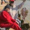 Mr. and Mrs. Hamilton of  Houston, took these nice drum on shrimp.