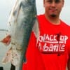 Jeramie Ibara of Katy, TX nabbed this HUGE gafftop on shrimp.