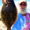 David Mullins of Cove TX nabbed this nice flounder on a finger mullet