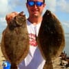 Denver Williams of Bridge City TX nabbed these two nice flounder on berkley gulp