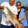 The Reyes from Los Angeles CA caught and released this HUGE Black Drum they took on live shrimp