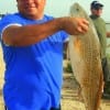 Euyn Lopez of Houston nabbed this 36 inch tagger bull red on a finger mullet