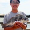 First time fishing- first cast- and first fish for Joe Rodriguez of Fort Worth TX- KUDOS FOR JOE!!