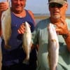 Fishin Pals Dennis Boeker of High Island and James Fontenot of Alvin took these early morning trout on traps