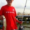 Hunter Weir of Vidor TX had fun catching skipjack at rollover on mirror lures